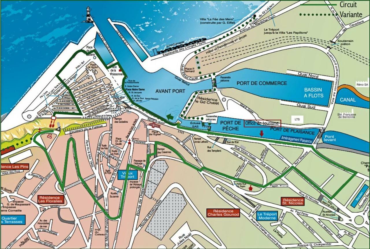 Appartamento L'Entre 2 Cotes Le Tréport Esterno foto
